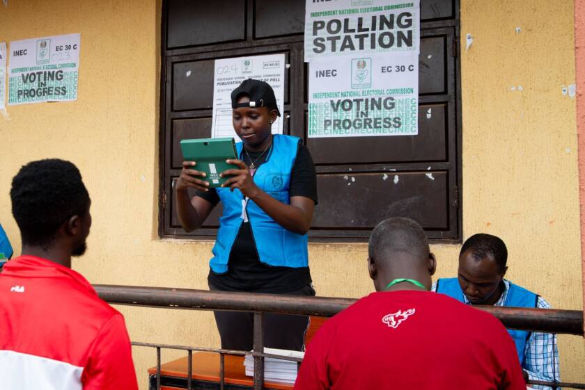 Kenya 2027 election risk voters at a polling station